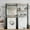 Gray, variant on Over The Washer and Dryer Storage Shelf, 5 Tier Wood Laundry Room Organization and Storage, Adjustable Height Shelf Freestanding Space Saver and Organization Shelves for Home Storage and Decor