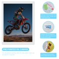 thumbnail image 3 of Diamond Art Kit for Adults, Motorbike Jump Sunset Racer Sky Diamond Painting for Adults Beginners, 5D DIY Diamond Art Painting Kits, Colorful Diamond Painting Craft for Home Decor 12x16, 3 of 7