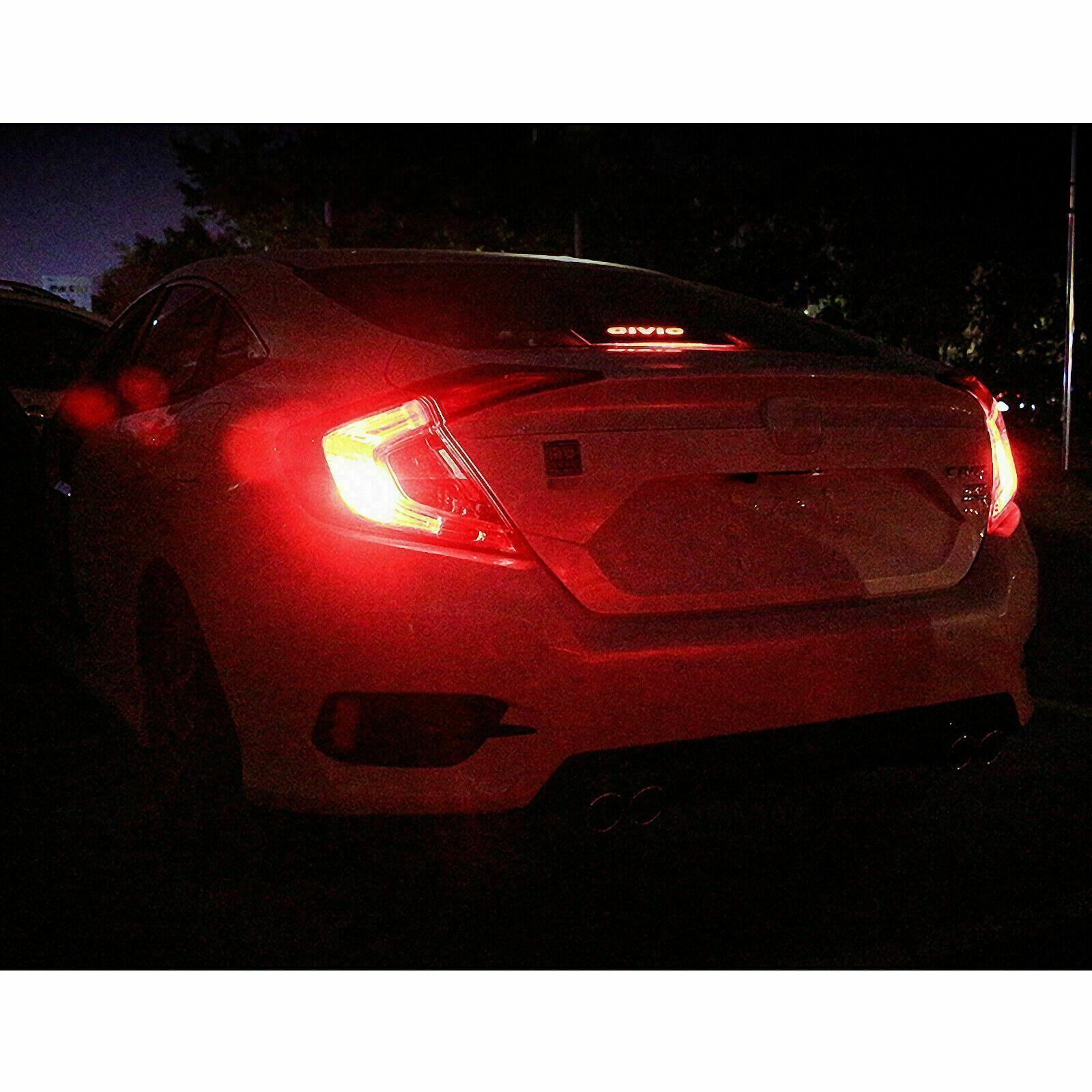 Xotic Tech Red Strobe Flashing Blinking LED Lamp for Honda Civic Accord 2008-2019 Brake Stop Tail Light 