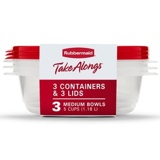 Rubbermaid TakeAlongs 1.4-Litre (6.2 Cup) Round Food Storage