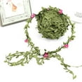 thumbnail image 5 of 1X Green Leaf Rattan Weaving Accessories Clearance! Nomeni 80M Green Leaf Rattan Diy Woven Wreath Accessories, Fake Flowers Promotion Sale!, 5 of 8