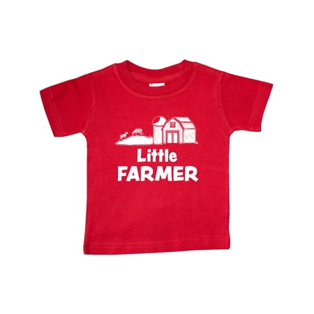

Inktastic Little Farmer Barn Silo and Cows Gift Baby Boy or Baby Girl T-Shirt