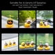 thumbnail image 3 of Adornos para coche, adorable figura de patito amarillo con casco de tiburón, accesorios decorativos para interiores de coches, bicicletas, motos, regalo para niños., 3 of 5