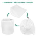 thumbnail image 5 of LOLIPPYY 4-Pack Mesh Laundry Bags with Drawstring, White Laundry Nets for Gentle Washing and Clothing, 5 of 8