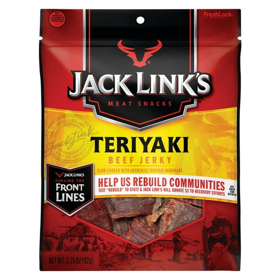 Jack Link's Beef Jerky, Teriyaki, 3.25oz