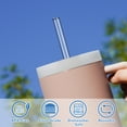 thumbnail image 4 of NiHome 12PCS Clear Glass Reusable Straws for Stanley H2.0 40oz Tumbler with 2 Brushes, 12" Long, 0.4"/10mm Diameter, Enhances Drinking Experience Prevents Spills, Dishwasher Safe, 4 of 8