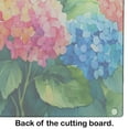 thumbnail image 3 of Hydrangeas in Watercolor Glass Cutting Board Large 12 in x 15 in, 3 of 5