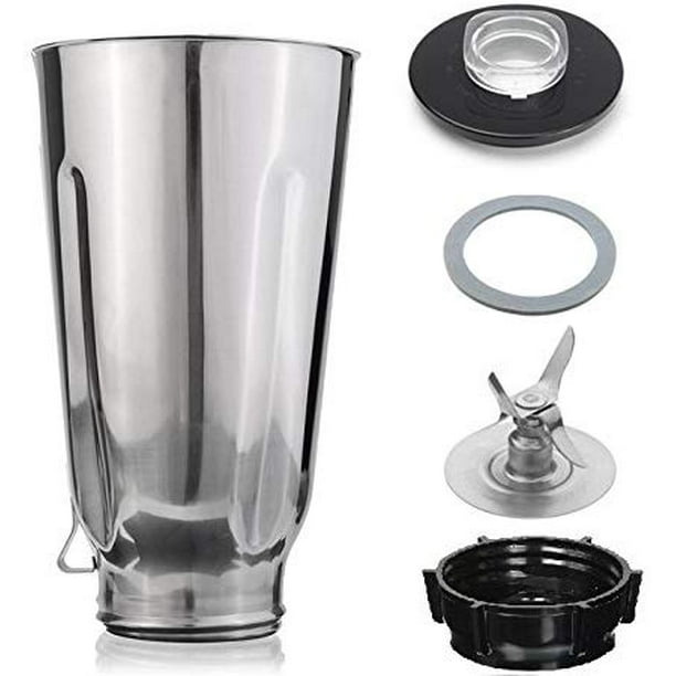 Blendin 5 Cup Replacement Stainless Steel Jar Set, Compatible with