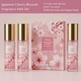 thumbnail image 3 of Body Mist Set for Women - Japanese Cherry Blossom Scent Bath & Body Care, Body Spray 3 Pack (Travel Size 2.03 fl oz Each) – Floral Fragrance Gift Set, 3 of 10