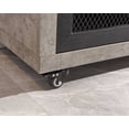 thumbnail image 5 of Home Source 31.5" Wine Elegance Server Cart | Bar Cabinet | Wine Glass Rack| Modern Black, 5 of 5