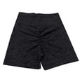thumbnail image 4 of Yoga Shorts for Women Gym Shorts Ruched Brushed Fabric High Waist Lifting Stretchy Slim Fit for Workout Wear Black L, 4 of 5