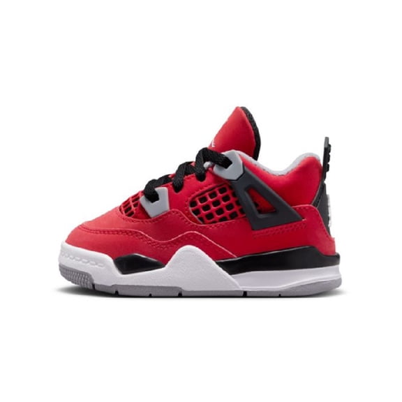 Toddler's Jordan 4 Retro "Toro Bravo" Fire Red/White-Black (HV4382 600) - 6