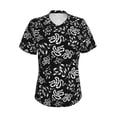 thumbnail image 2 of Uemuo Snake Printed Women's Classic V-Neck T-Shirt - Soft, Breathable, Moisture-Wicking, Perfect for Casual, Office, Travel, and Everyday Wear-Medium, 2 of 5