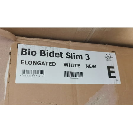 Bio Bidet by Bemis - Slim Three Bidet Toilet Seat - Elongated - Elongated White