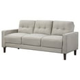 thumbnail image 4 of Bowen Upholstered Track Arm Tufted Sofa Beige, 4 of 10