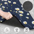 thumbnail image 3 of Fotbe Daisies Flowers Juego de 4 Tapetes para Auto con Estampado – Alfombrillas de Goma Reforzada, Diseño Antideslizante, Protección para Todo el Año – Vehículos, Autos, Camionetas y SUVs, 3 of 7
