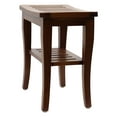 thumbnail image 2 of Redmon Teak Shower Seat, Woodgrain, Petite Size, Includes Shelf, 2 of 5