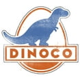 thumbnail image 2 of Men's Cars Dinoco Classic Logo Graphic Tee White Medium, 2 of 5