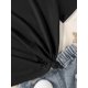 thumbnail image 3 of Summer Chic Girls' T-Shirt with Cartoon & Letter Design - Casual, Breathable Cotton, Machine Washable - Perfect for Play & Casual Attire, 3 of 6