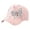 Pink, variant on Glittering Rhinestones Butterfly Baseball Hat for Women Sun Protective Hat Breathable and Adjustable for Daily Wear