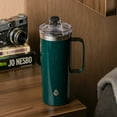 thumbnail image 6 of TAL 20oz Stainless Steel Mountaineer Travel Mug, Teal Speckle, 6 of 7