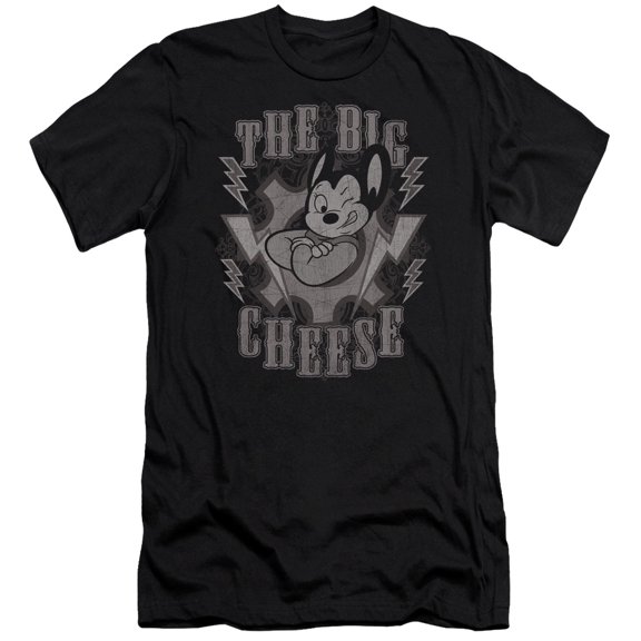 Mighty Mouse - The Big Cheese - Premium Slim Fit Short Sleeve Shirt - Small