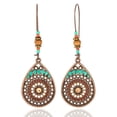 thumbnail image 1 of Qarigey 1 par de pendientes bohemios pendientes de accesorio de moda de gota de agua bohemios Ropa, zapatos y accesorios Miscelánea rojo antiguo Qarigey AP009551-01B, 1 of 6