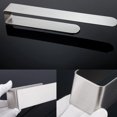 thumbnail image 3 of Adhesivo autoadhesivo de fácil ajuste, toallero de acero inoxidable para baño, cocina, ahorro de espacio, acero inoxidable SUS 304 (37 cm), 3 of 5