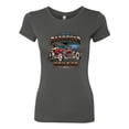 thumbnail image 2 of Wild Bobby, Ford Retro T-Bucket Roadster 1923 Vintage Garage Motors, Cars and Trucks, Women Slim Fit Junior Tee, Dark Grey, Large, 2 of 4