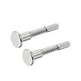 thumbnail image 1 of Unique Bargains Plunger Latches Spring Loaded Stainless Steel 6mm Head 6mm Spring 50mm Total Length , 2pcs, 1 of 3