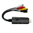 thumbnail image 3 of DPTALR 1080P HDMI to 3 RCA AV Video Audio Short Cable Converter Adapter For HDTV DVD, 3 of 7