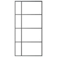 thumbnail image 3 of vidaXL 1 Piece Sliding Door 40.4x80.7 Inches Black ESG Glass and Aluminum 8mm Thickness, 3 of 7