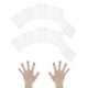 thumbnail image 1 of Uxcell 1 par de guantes de natación de silicona con dedos en forma de membrana tipo rana grandes blancos, 1 of 7