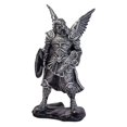 thumbnail image 3 of Figura de ángel guerrero, delicada y resistente estatua de ángel para gabinete de oficina o del hogar. Plata B, 3 of 9