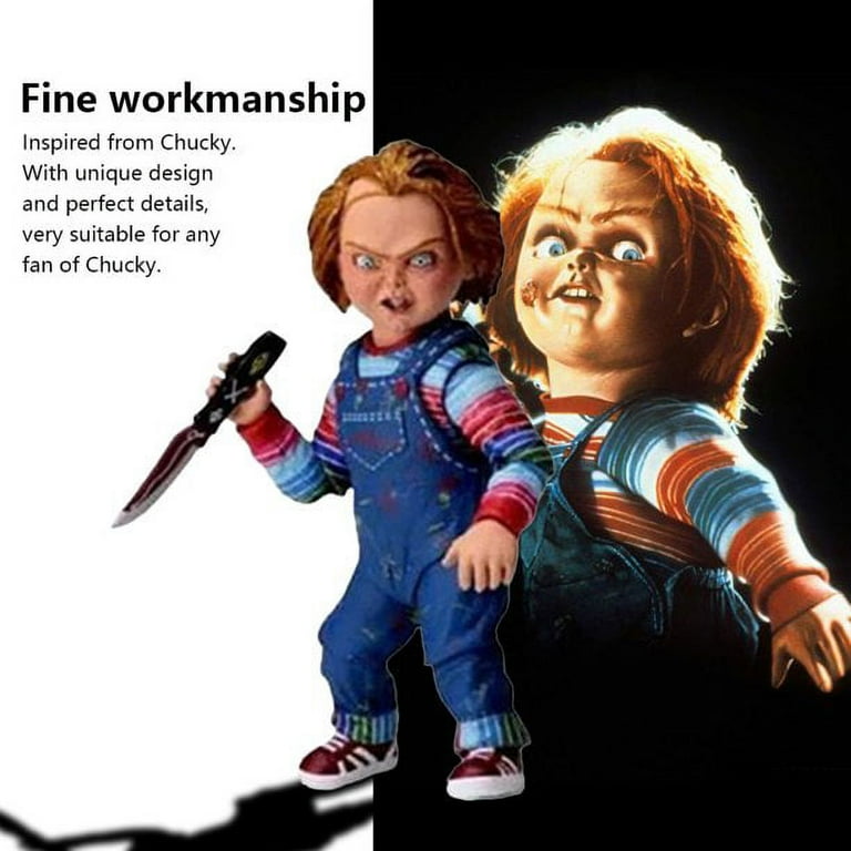 NECA Chucky Action Figure 4 Inch Collectible PVC Toy for Fans and