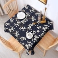 thumbnail image 2 of Pioneer Flower Floral Print Pattern Square Tablecloth, Waterproof Wipeable Spillproof Washable Table Cover for Home Kitchen Party Decor, 42"x42", 2 of 6