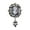 Silver, variant on Women Brooch Retro Victorian Human Profile Rhinestone Decor Anti-slip Hollow Out Suit Coat Collar Hat Scarf Decoration Clothes Pin Prom Party Garment Jewelry