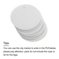 thumbnail image 4 of Unique Bargains 100pcs Waterproof Shipping Tags, PVC Metal Eyelet Durable Label Tear Resistant Blank Tag Grey, 4 of 6