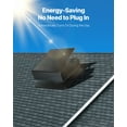 thumbnail image 4 of VEVOR Solar Roof Attic Exhaust Fan 35W with Smart Thermostat Brushless DC Motor, 4 of 9