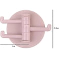 thumbnail image 2 of Creative Rotating Adhesive Hook Kitchen Bathroom Center-without Tail Holes Hook(color : 3pcs Green), 2 of 5