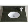 thumbnail image 3 of InFurniture WK8136-WK TOP 36 in. Solid Recycled Fir Sink Vanity With Limestone Top-No Faucet, 3 of 4