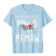 thumbnail image 4 of I Have Two Titles Mom And Memaw I Rock Them Both Floral T-Shirt T Shirts Tops Shirts Graphic Cotton Leisure Novelty Men's, 4 of 6