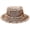 Brown, variant on Ripped Edge Distressed Denim Bucket Hat for Women Frayed Vintage Washed Denim Sun Hat