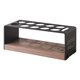 thumbnail image 2 of 10 Piezas Soporte para Tubos de Café Estante Organizador de Granos en Tubos de Vidrio Dispensador con Base Sólida de Madera Acrílica Adecuado para Bar, 2 of 9