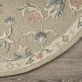 thumbnail image 5 of LR Home Aiden 7'3" Round Tan/Cream Floral Bloom Area Rug, 5 of 7