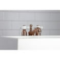 thumbnail image 3 of Kingston Brass KS395PXAC Restoration Mini-Widespread Bathroom Faucet, Antique Copper, 3 of 5