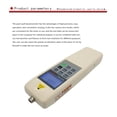 thumbnail image 5 of Push Pull Digital Pressure Force Gauge External Load Cell Supporting Tester Portable Weighing Scale Indicator Display ,Easy to Operate, 5 of 5