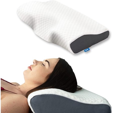 Cervical Pillow for Sleeping - Support Pillow for Side, Back, Stomach Sleepers - Best Bed Pillows for Sleeping