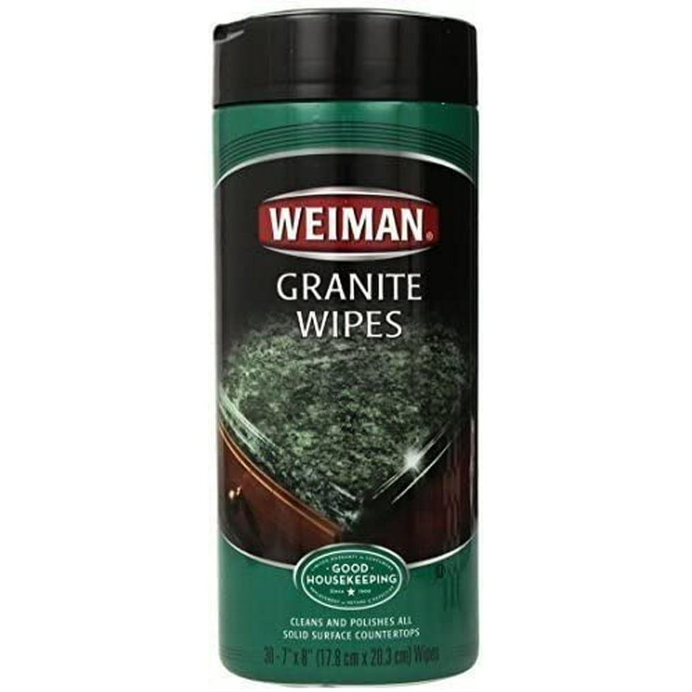 Weiman Granite Wipes Canister 30 Count