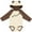 Natural & Brown w Ears, variant on Inktastic Big Brother Arrow Boys Long Sleeve Baby Bodysuit